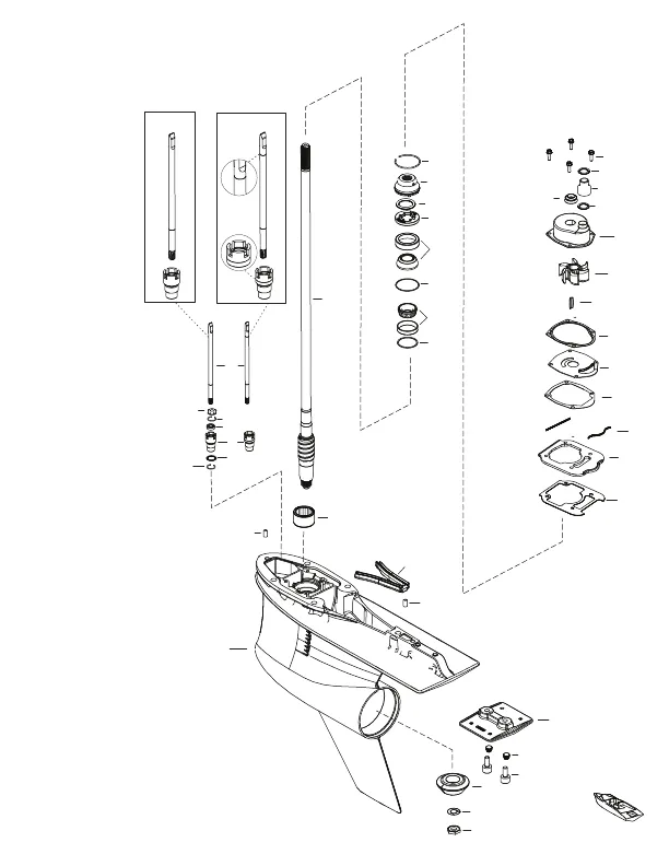 Gear Housing, Driveshaft - 5.44 Torpedo