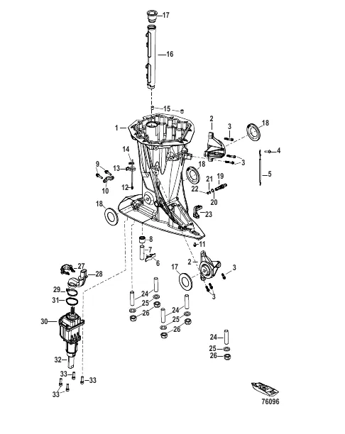Driveshaft Housing 3B268655 and Up
