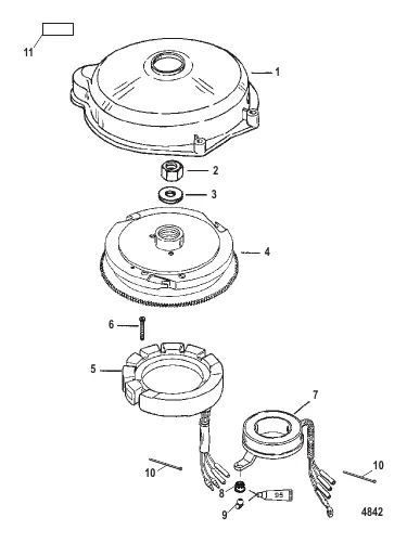 Flywheel and Stator (Electric)