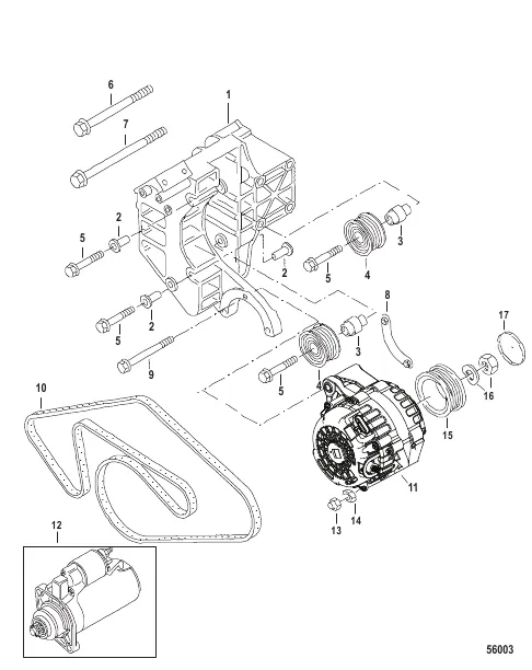 Alternator Connecting and Mounting