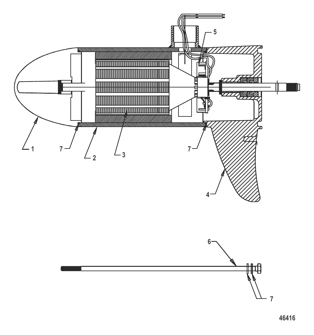 Нижний блок в сборе (FW45 – переменная)(879364T22)