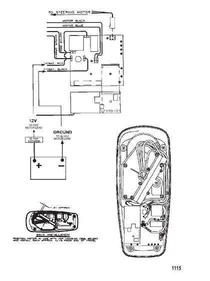 Схема электрических подключений (Модель L43RF / AG43RF) (12 В)