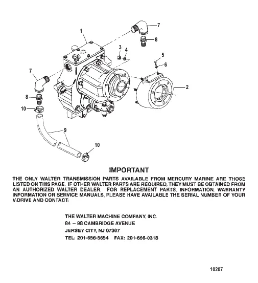 Transmission (WALTER V-DRIVE)