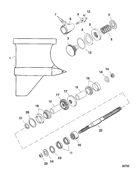 Gear Housing (Prop Shaft)(IV SSM R/L)