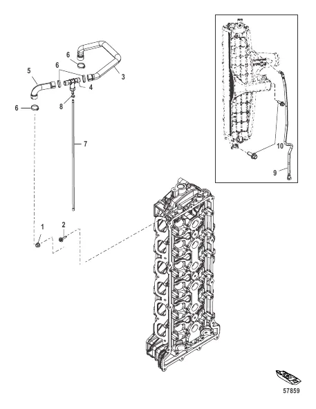 Charge Cooler/Intake Manifold Hose Routings