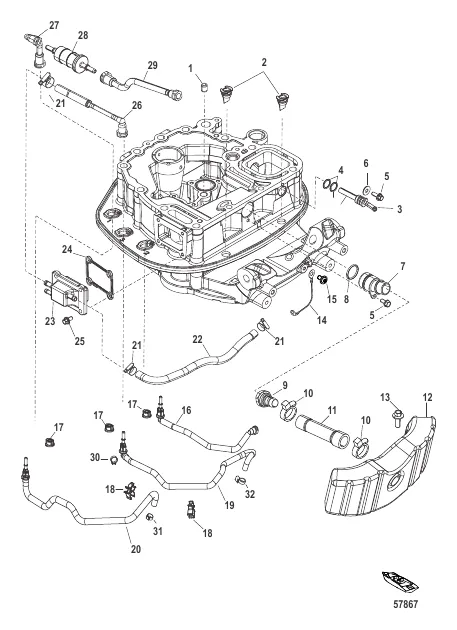 Adapter Plate Hose Routings