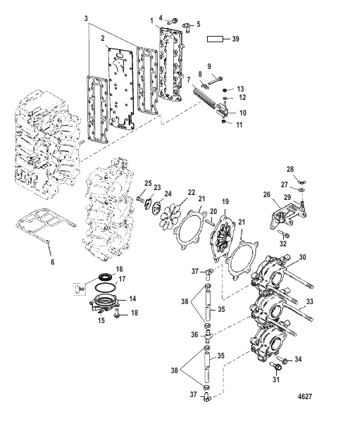 Всасывающий коллектор и блок с пластинчатыми клапанами