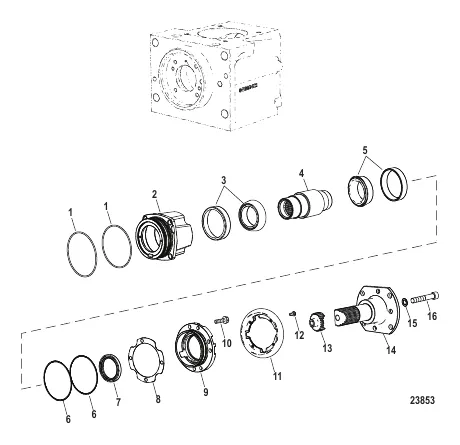 Transmission (Tailstock)(NXT1)