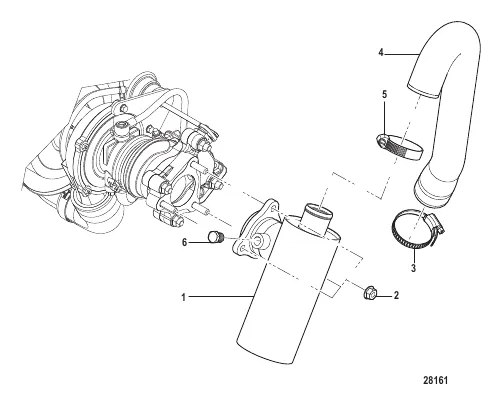 Exhaust Components Inboard
