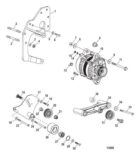 Alternator And Mounting