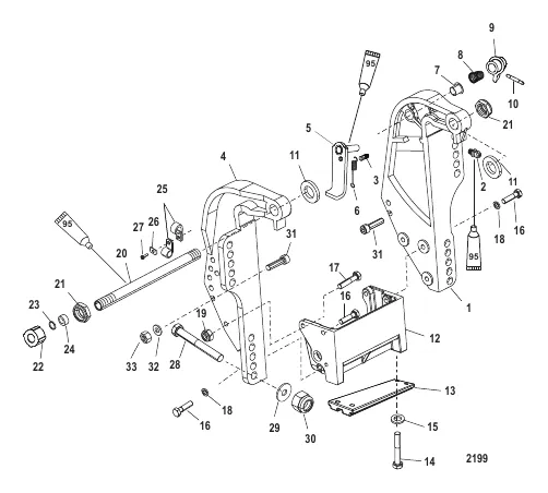 Transom Bracket