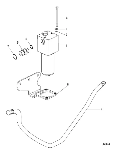 AXIUS Steering Components Remote Mount HP Filter (GEN I)