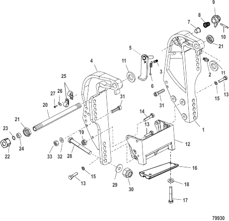 Transom Bracket