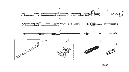 Throttle/Shift Cable