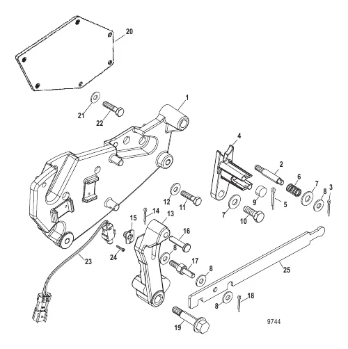Shift Bracket Components (Bravo)