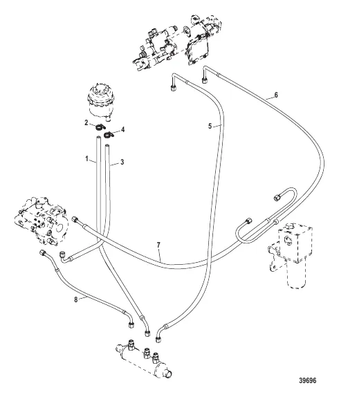 AXIUS Steering Hoses (High Pressure Filter)