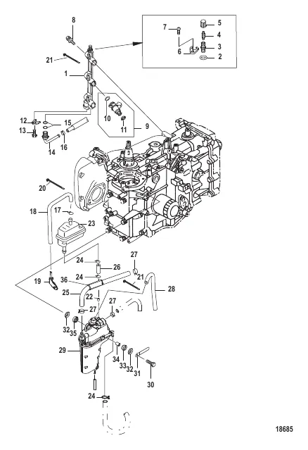 Fuel Rail and Vapor Seperator