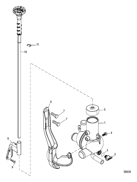 Water Distribution Housing Rod Actuated