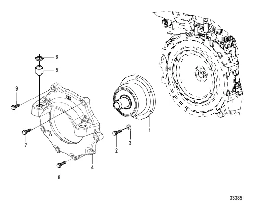 Flywheel Housing Cover (Sterndrive)