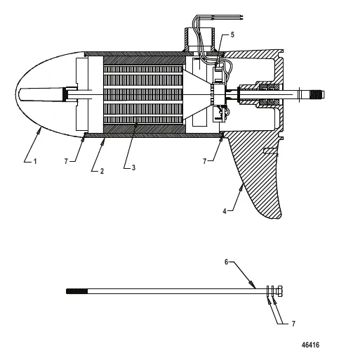 Нижний блок в сборе (FW55 – переменная)(8M0096746)