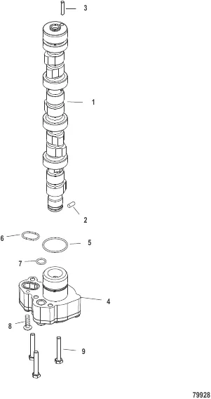 Camshaft and Oil Pump