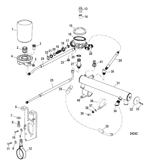 Oil Cooler And Oil Filter (Engine)