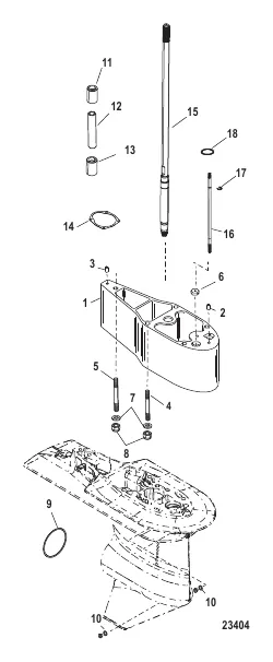 Extension Kit-5 Inch Driveshaft Housing 12092A18