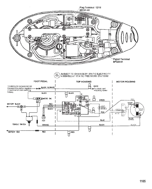 Схема электрических подключений (Модель EF76V) (24 В)