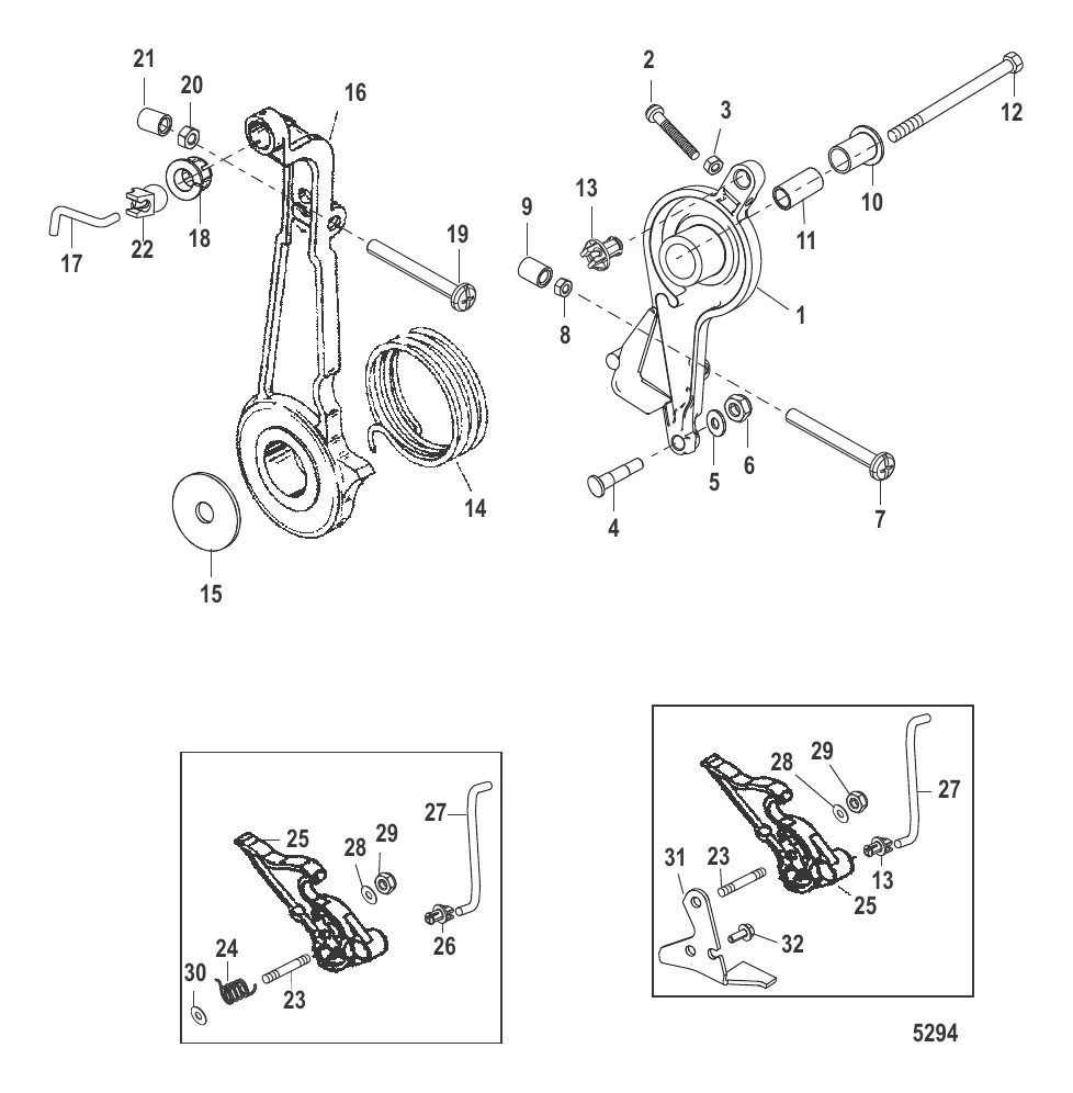 Throttle Lever and Linkage