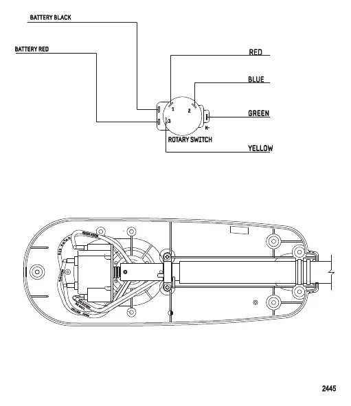 Схема электрических подключений (Модель GWB52W)