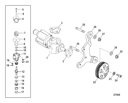 Sea Water Pump Assembly