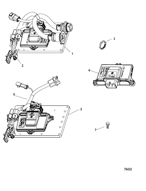 TVM Lite Harness/Bracket Assembly