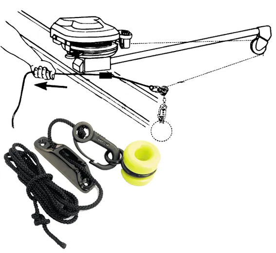 Фиксатор груза даунриггера