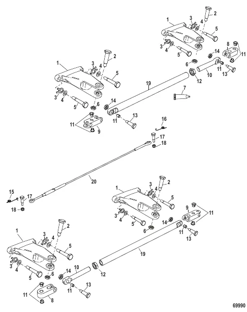 Tie Bar Kit-Quad JPO