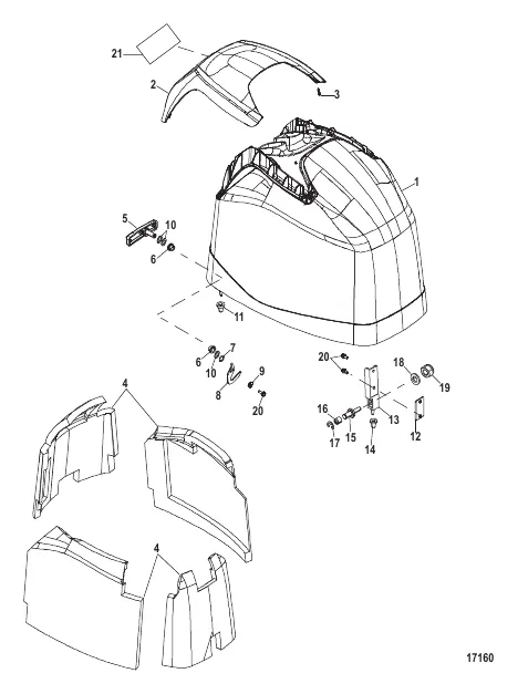 Top Cowl 1B943219 and above