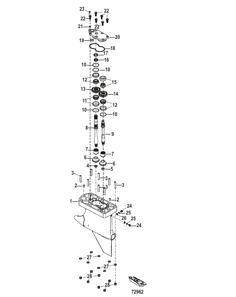 Gear Housing, Driveshaft