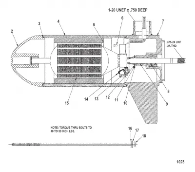 Нижний блок в сборе (36# – с регулировкой скорости до 5/2) (MPF397012)