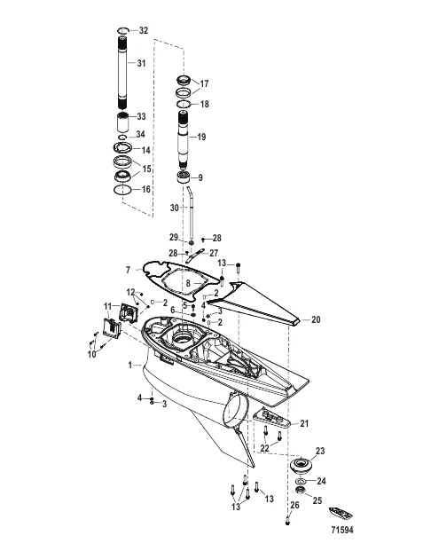 Gear Housing Driveshaft