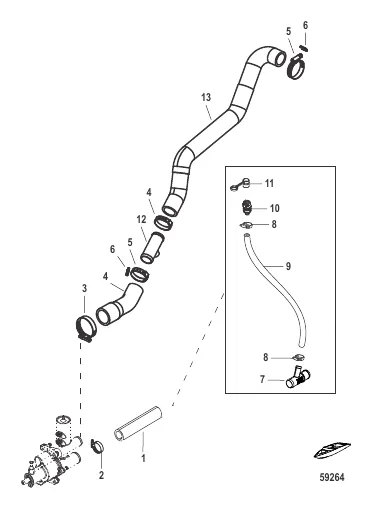Raw Water Cooling Sea Pump Hoses