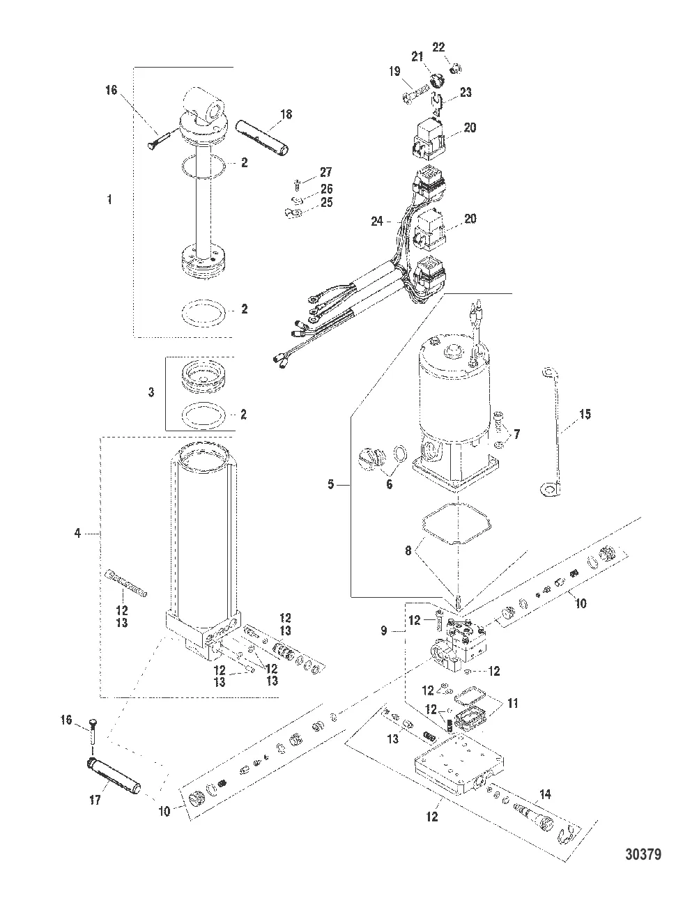 Насос/двигатель в сборе (830250A3)