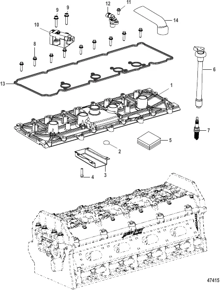 Cylinder Head Bearing Plate Cover