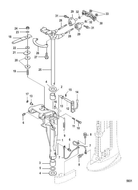 Swivel Bracket Power Tilt