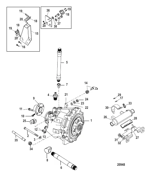 Трансмиссия и связанные детали (Borg-Warner 71C/ 72C)