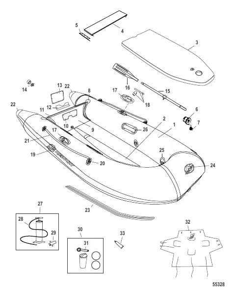 Dinghy Model (200 / 240 / 270) With Keel