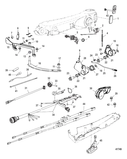 Big Tiller Handle Kit (Manual 40-60 ELHPT)