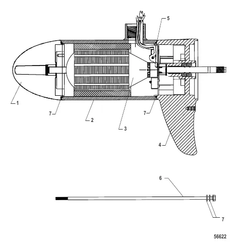 Нижний блок в сборе (FW105 – переменная)(8M0096758)