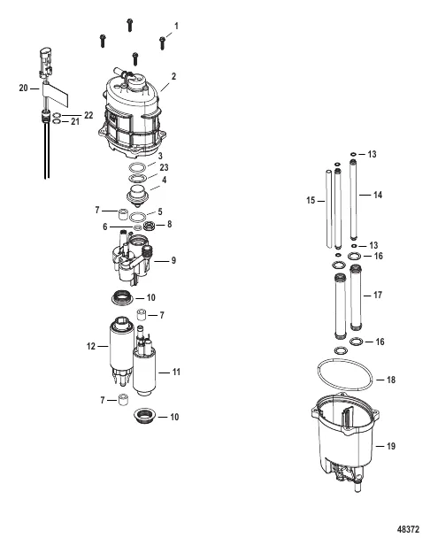 Fuel Supply Module 2A575398 and Below