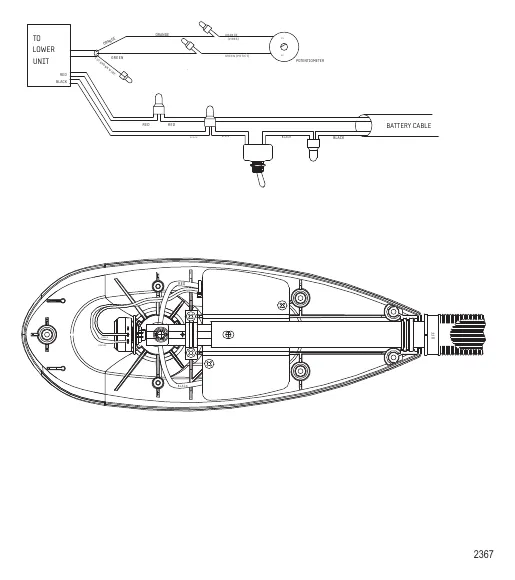 Схема электрических подключений (Модель FW82HBD)