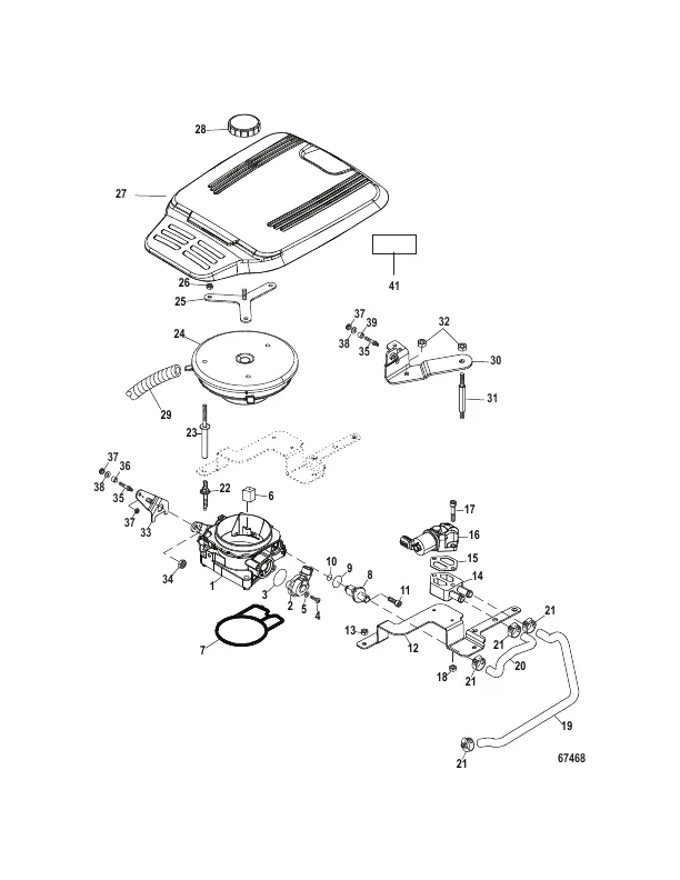 Throttle Body Mechanical Throttle and Shift