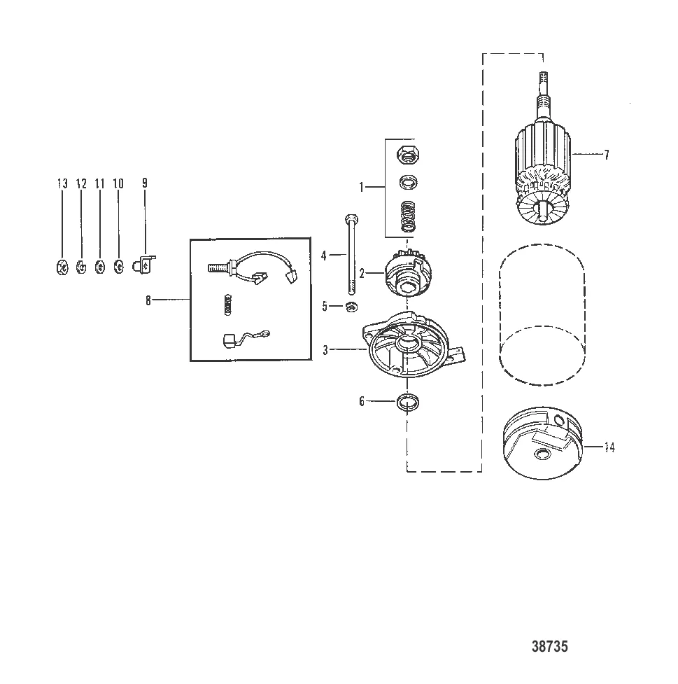 STARTER MOTOR ASSEMBLY